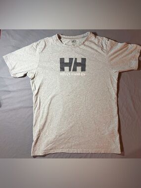 Helly Hansen Gray Crewneck T-Shirt with HH Logo